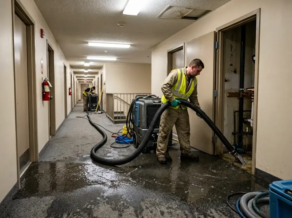 multi-unit-apartment-hallway-f-005 — frequently asked questions, Emergency Burst Pipe Water Extraction & Removal in Amity Ga…
